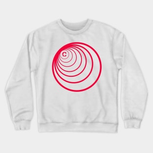 Red Circles geometric Crewneck Sweatshirt